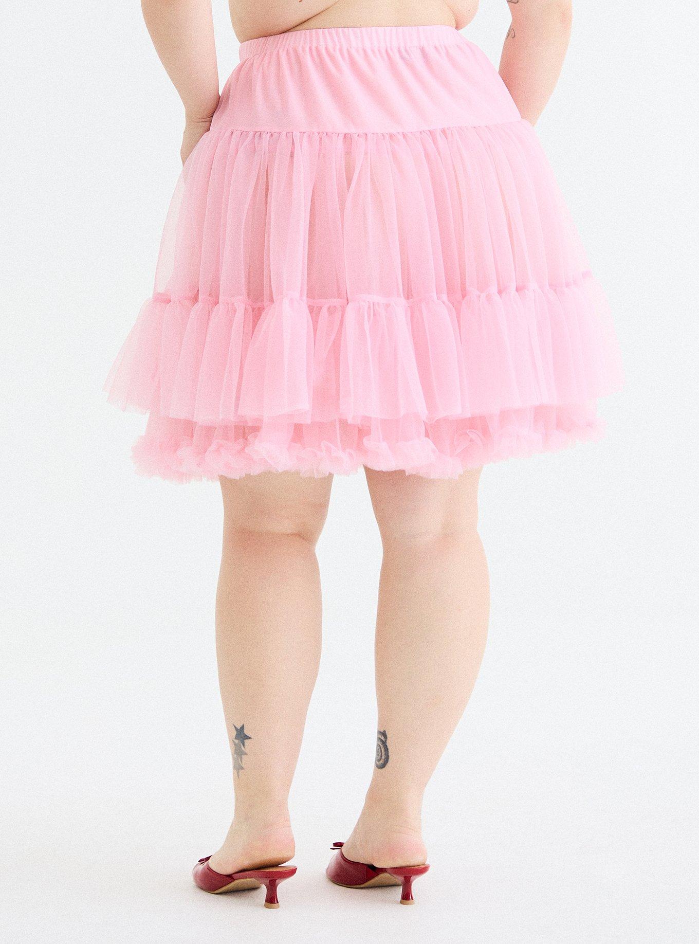 Retro Chic Crinoline Skirt, ORCHID PINK, alternate