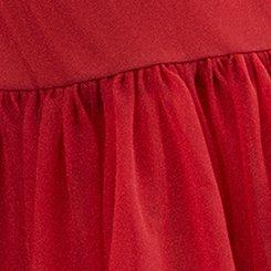 Retro Chic Crinoline Skirt, RED DAHLIA, swatch