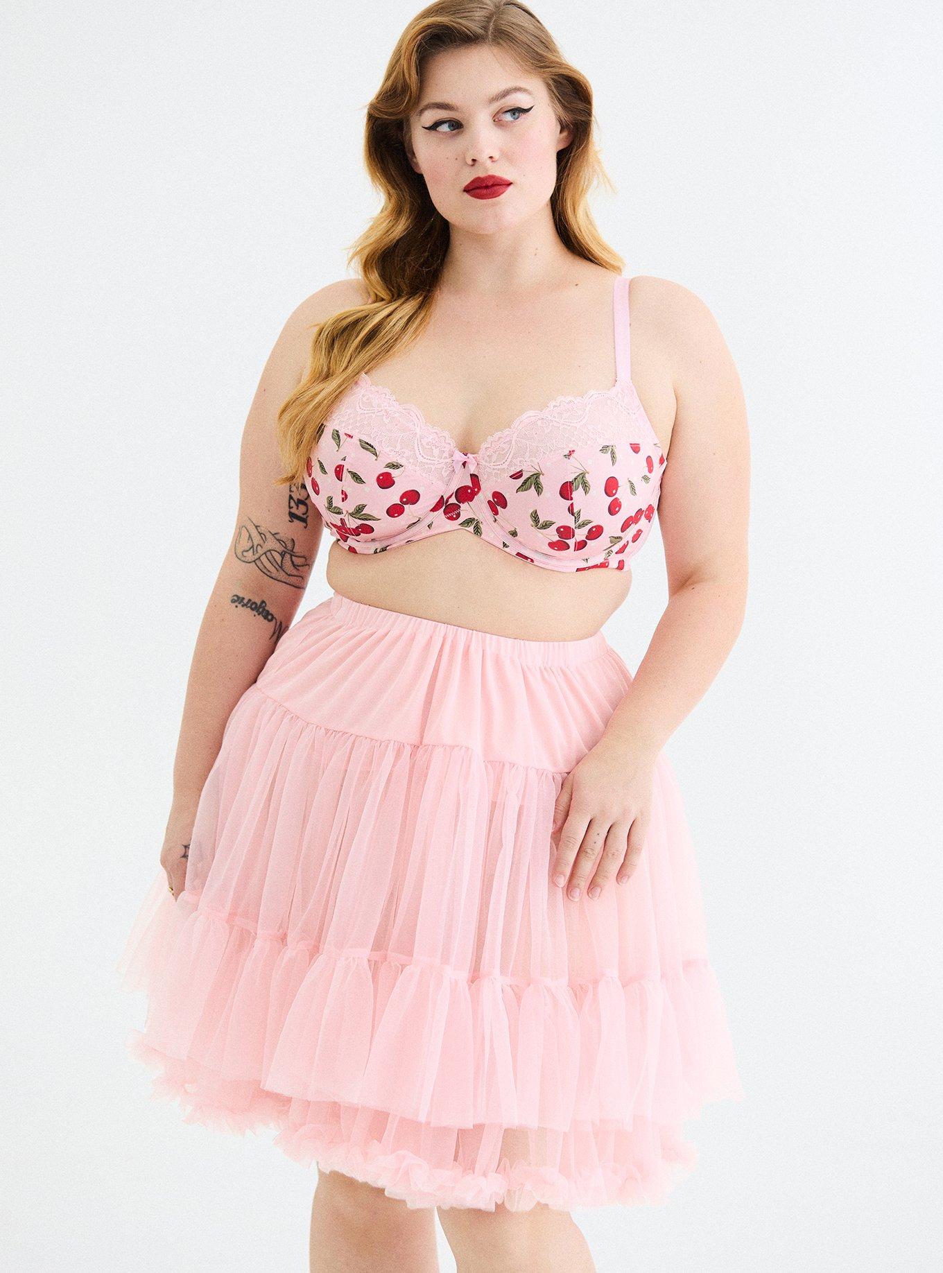 RETRO CRINOLINE SKIRT, ICY PINK, alternate