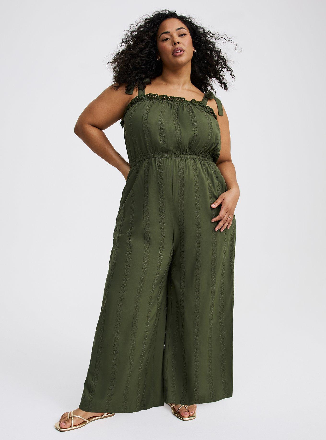 Challis Eyelet Jumpsuit