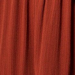 Plus Size Tiered Ruffle Prairie Mini Skirt, ROASTED RUSSET, swatch