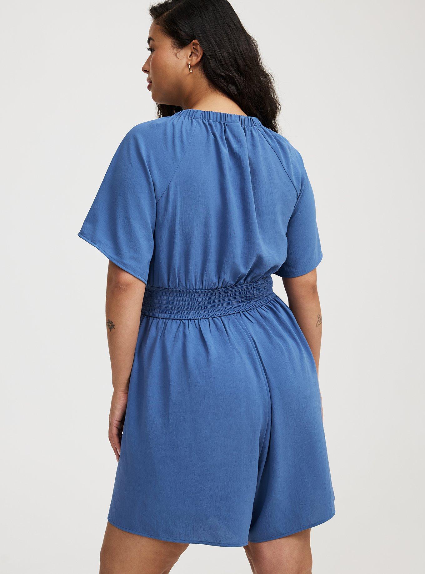 Double V-Neck Romper