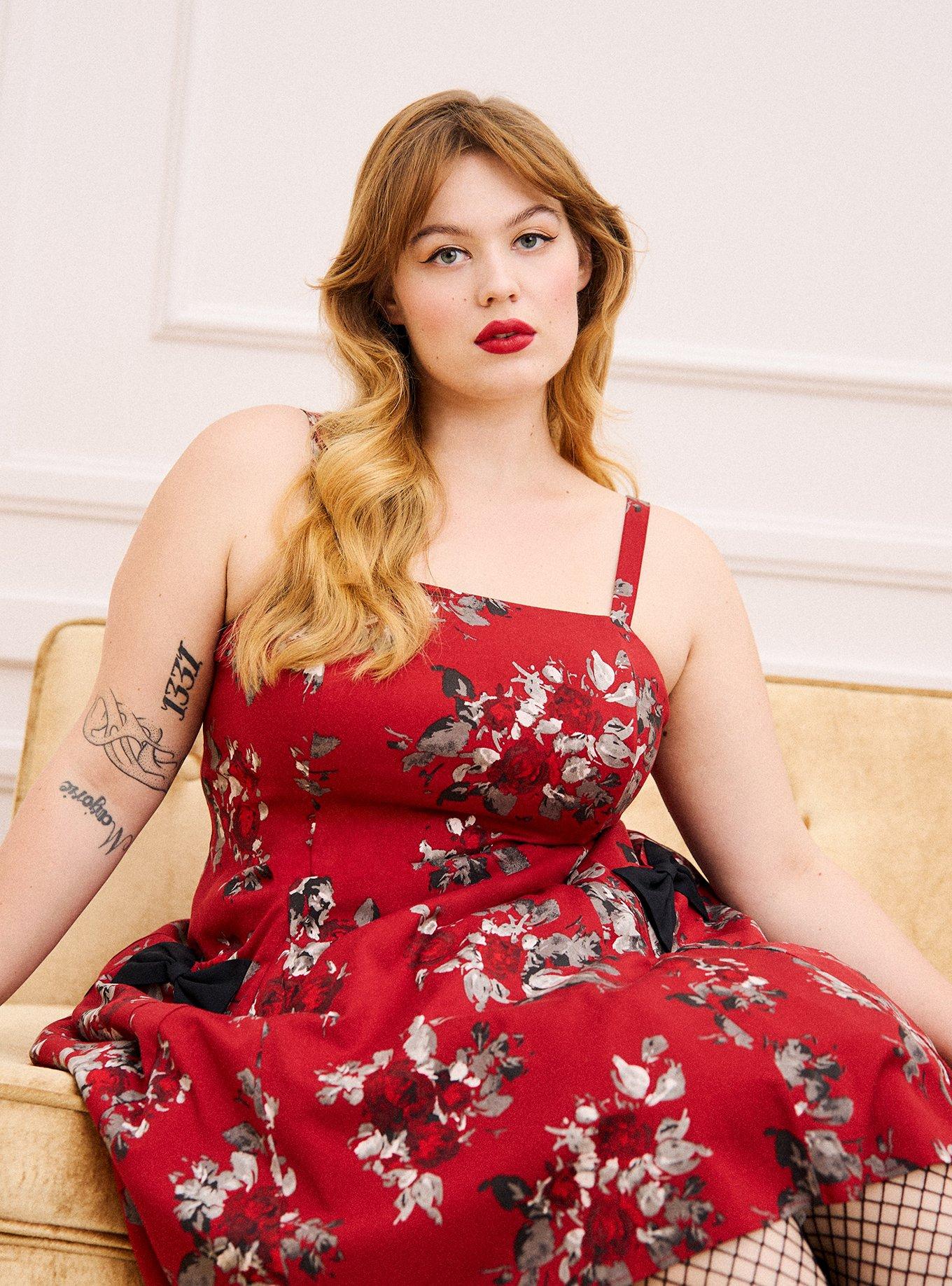 Retro Chic Fit & Flare Dress