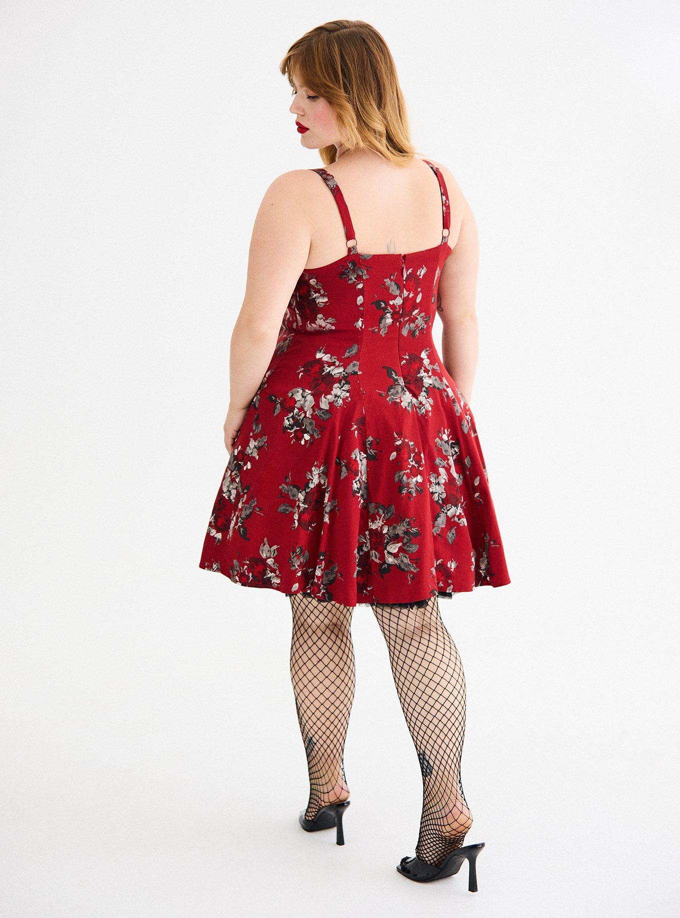 Retro Chic Fit & Flare Dress