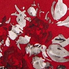 Retro Chic Fit & Flare Dress, BRYNE FLORAL RED DAHLIA, swatch