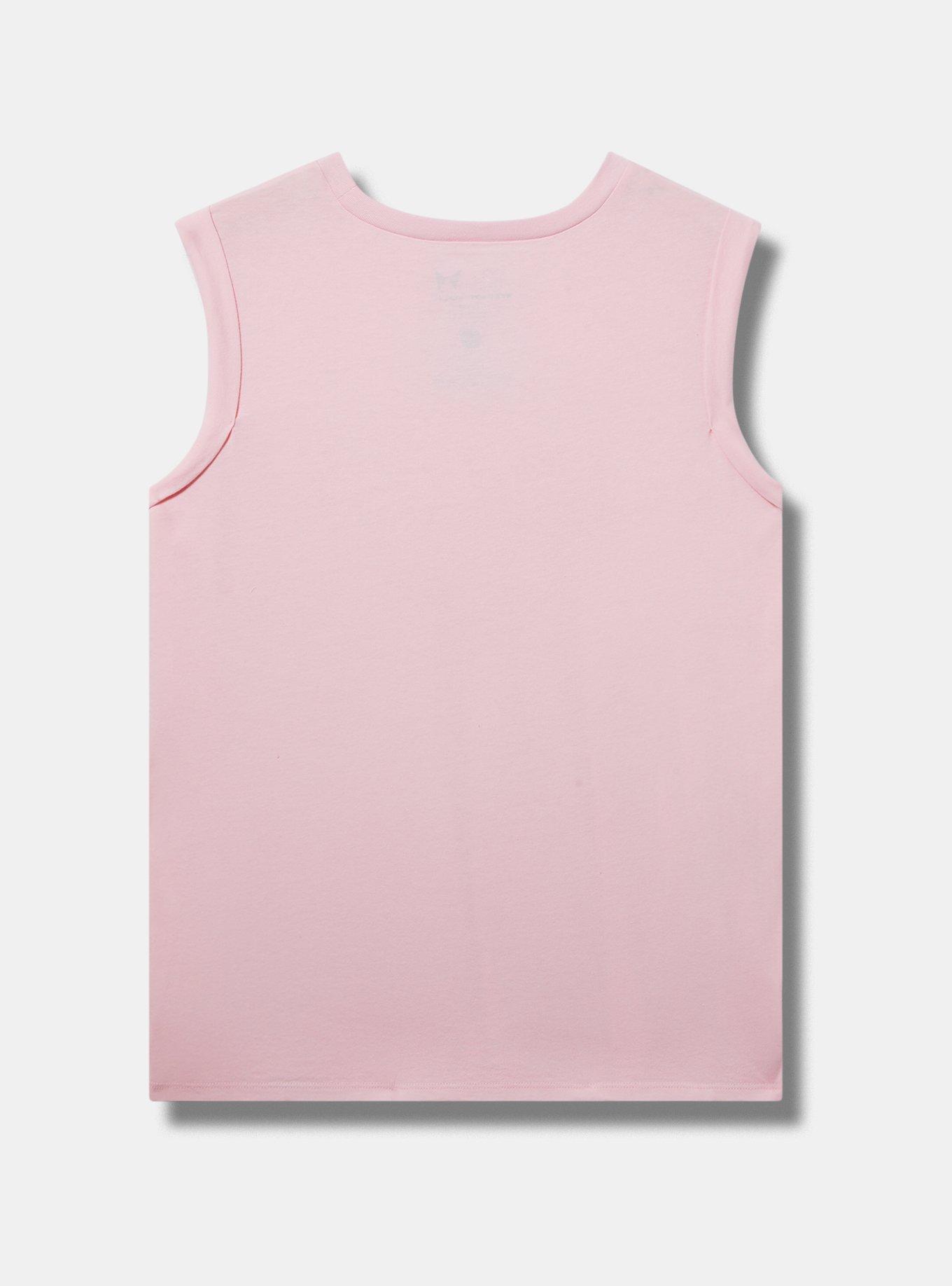 Sanrio Relaxed Cotton Muscle Roll Sleeve Tank
