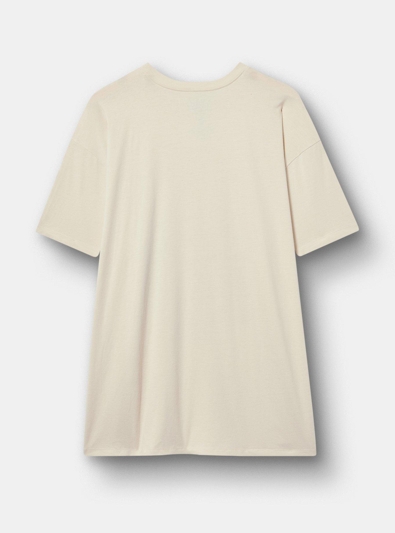 LYNYRD SKYNYRD Oversized Cotton Jersey Tunic Tee, LYNARD EAGLE DESERT SANDSTONE, alternate