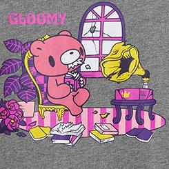 Gloomy Bear Classic Cotton Crew Tee, GLOOMY BEAR HEATHER GRAY, swatch