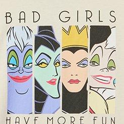 Disney Villains Classic Cotton Crew Tee, BAD GIRLS DESERT SANDSTONE, swatch
