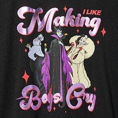 Disney Villains Classic Cotton Crew Tee, MAKING BOYS CRY DEEP BLACK, swatch