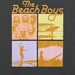 Plus Size Beach Boys Classic Cotton Roll Sleeve Muscle Tank, BEACH BOYS VINTAGE BLACK, swatch