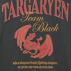Plus Size Game of Thrones Relaxed Cotton Crew Tee, TARGARYEN TEAM VINTAGE BLACK, swatch