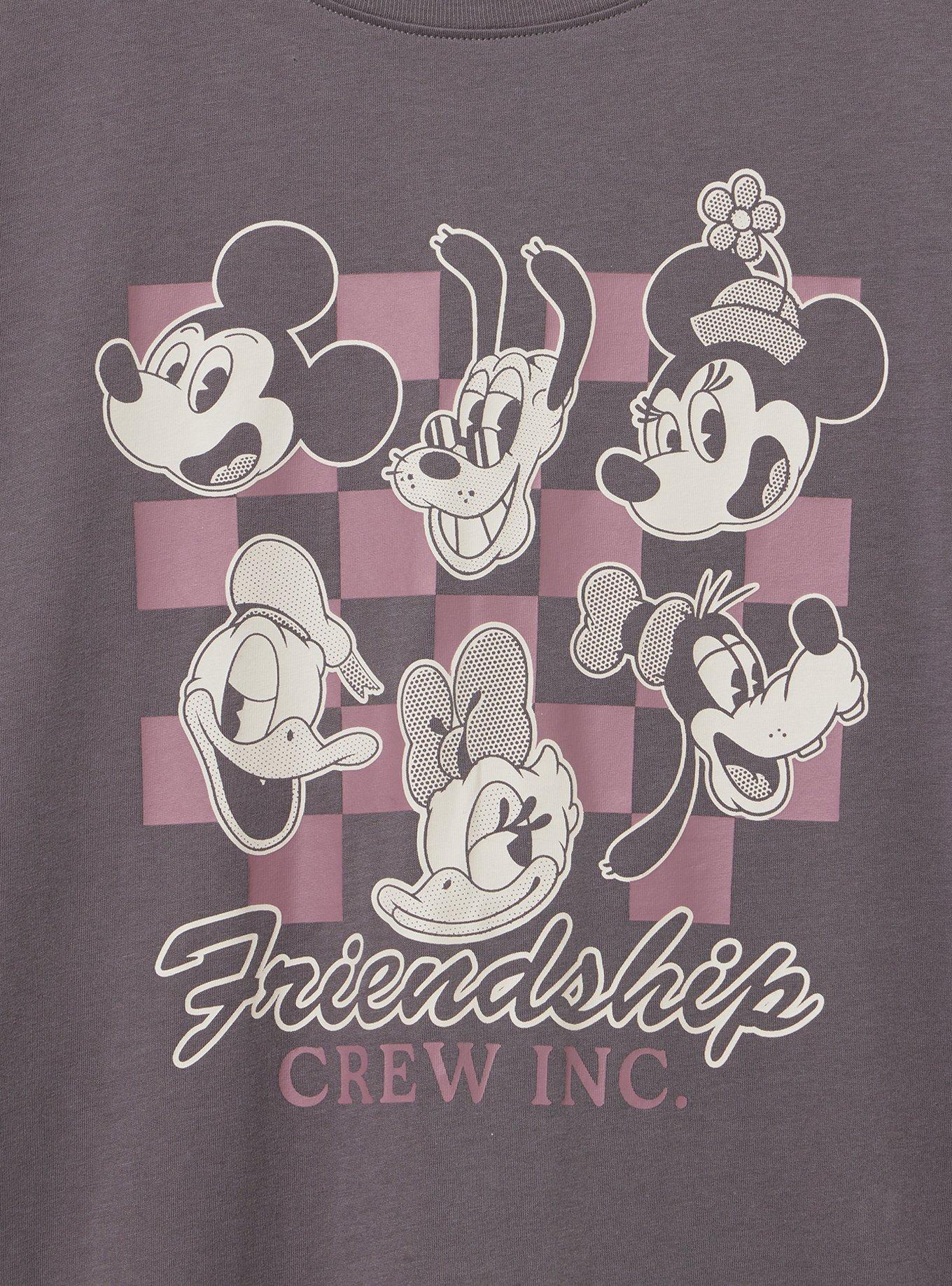 Mickey Mouse Relaxed Cotton Crew Tee, FRIENDSHIP CREW TORNADO, alternate