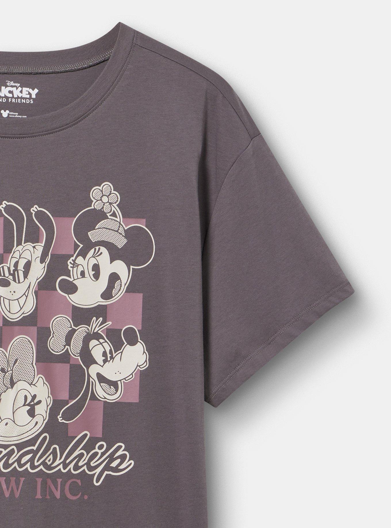 Mickey Mouse Relaxed Cotton Crew Tee, FRIENDSHIP CREW TORNADO, alternate