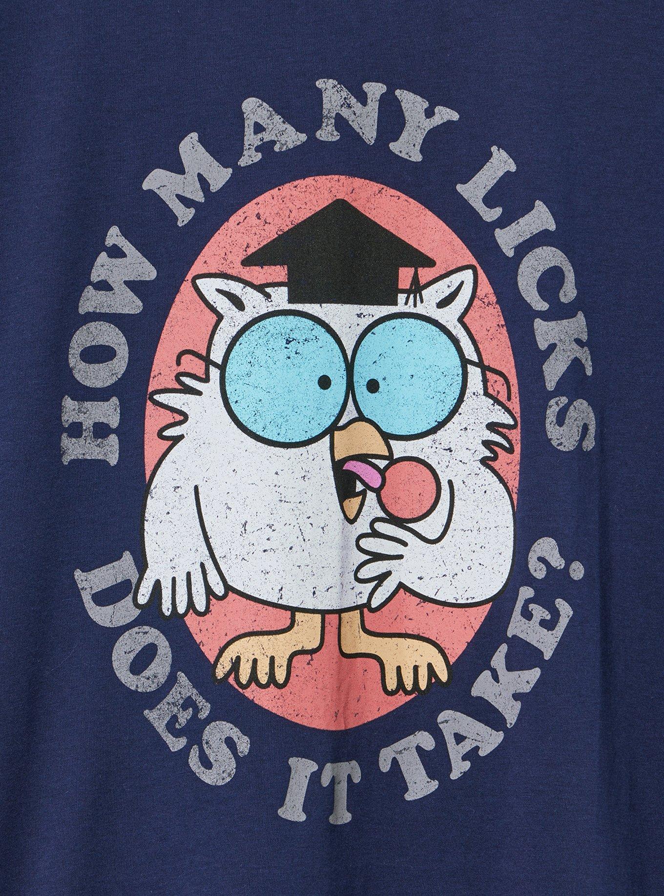 Tootsie Pop Classic Cotton Crew Tee, TOOTSIE OWL PEACOAT, alternate
