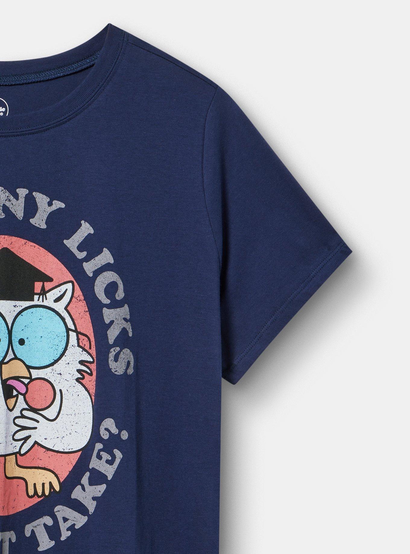 Tootsie Pop Classic Cotton Crew Tee, TOOTSIE OWL PEACOAT, alternate