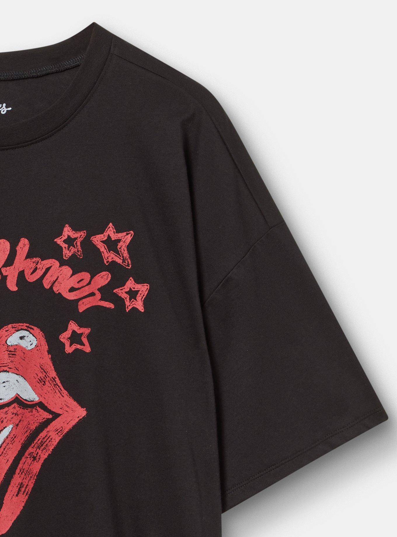 The Rolling Stones Oversized Cotton Crew Tee