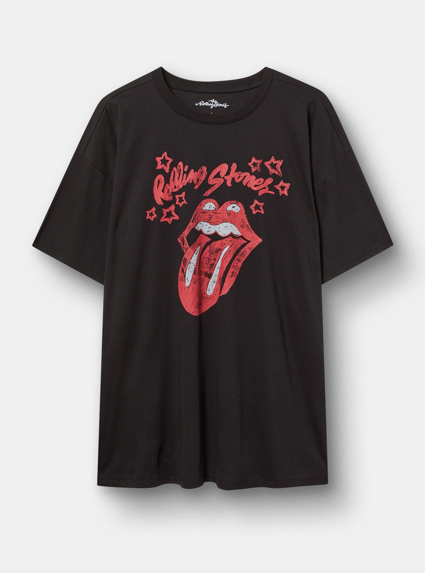 The Rolling Stones Oversized Cotton Crew Tee