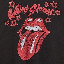 The Rolling Stones Oversized Cotton Crew Tee, ROLLING STONES DEEP BLACK, swatch