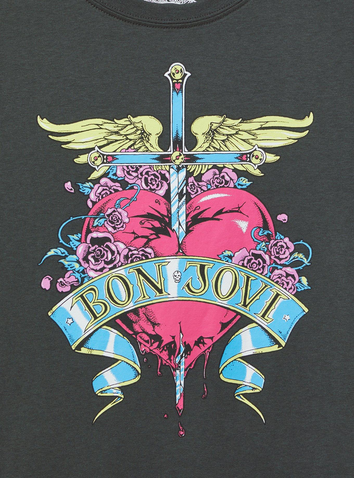 Bon Jovi Relaxed Cotton Crew Tank