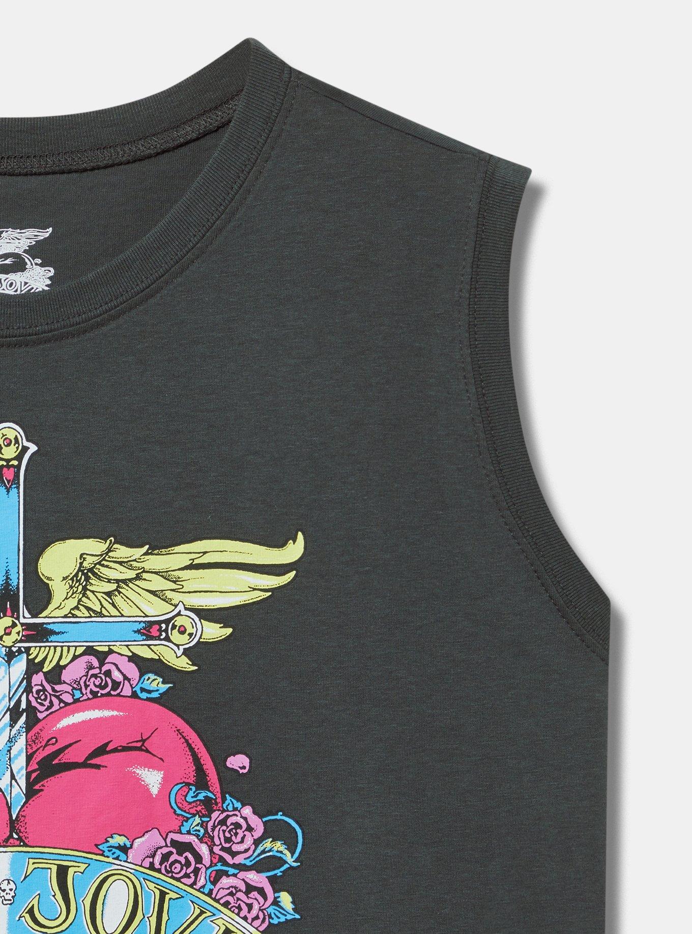 Bon Jovi Relaxed Cotton Crew Tank