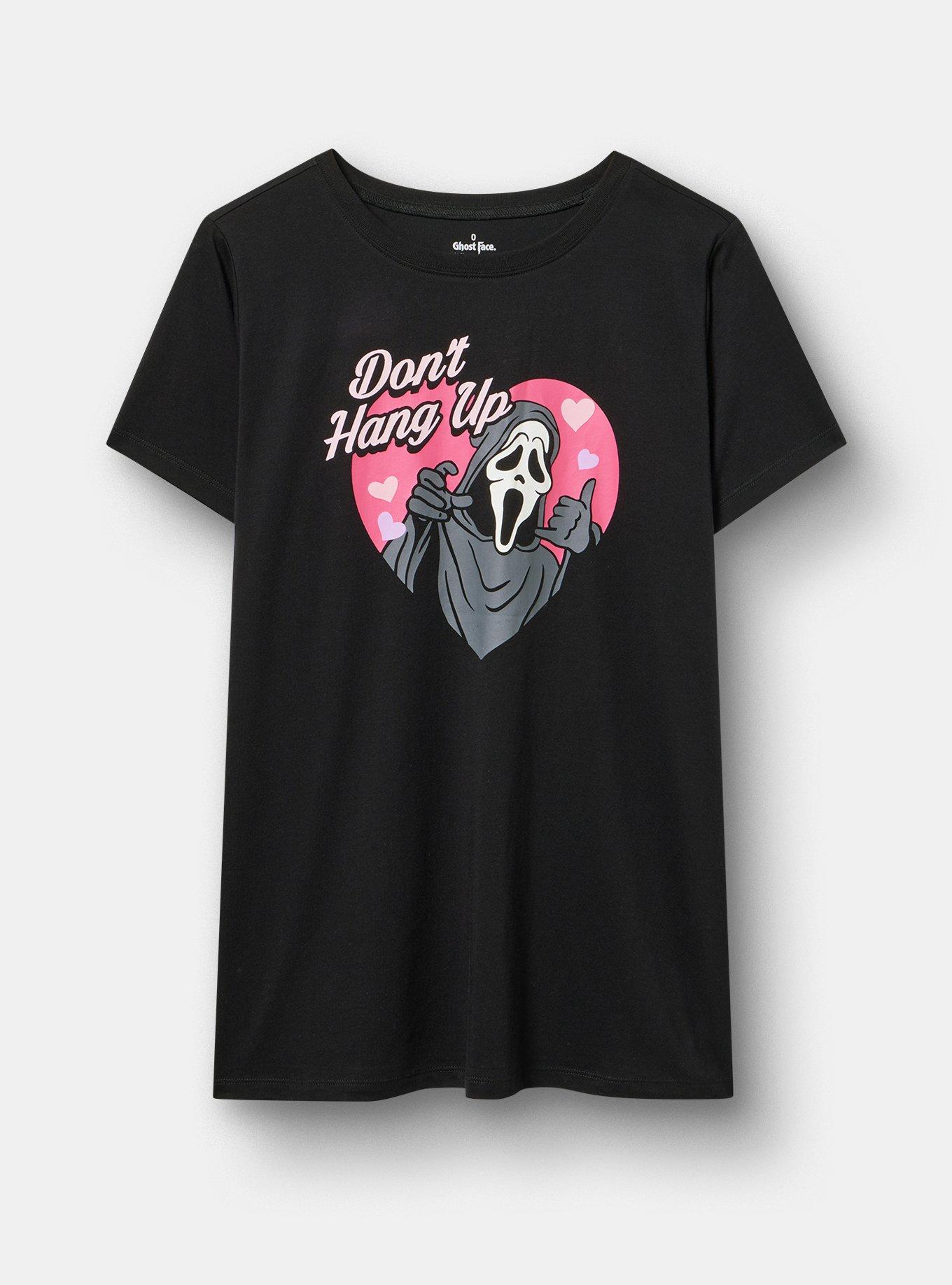 Ghostface Classic Cotton Crew Tee, DONT HANG UP DEEP BLACK, hi-res