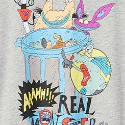 Real Monsters Classic Cotton Jersey Tee, REAL MONSTERS LIGHT HEATHER GREY, swatch