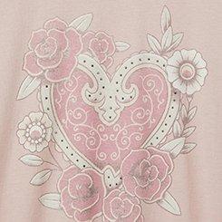 Classic Heritage Jersey Crew Tee, HEART FLOWER TATTOO SHADOW GREY, swatch