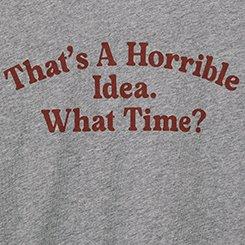 Classic Heritage Jersey Crew Tee, HORRIBLE IDEA HEATHER GREY, swatch