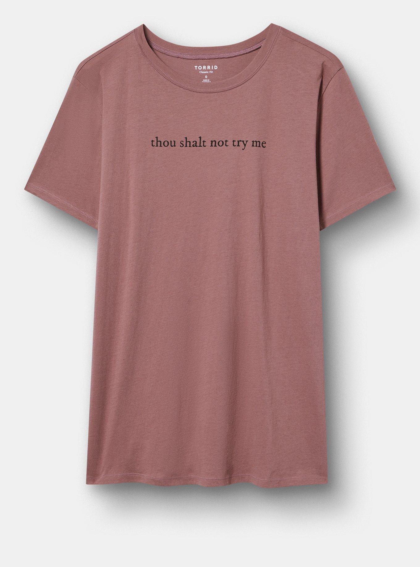 Plus Size Classic Fit Heritage Jersey Crew Tee, THOU NOT TRY ME ROSE TAUPE, hi-res