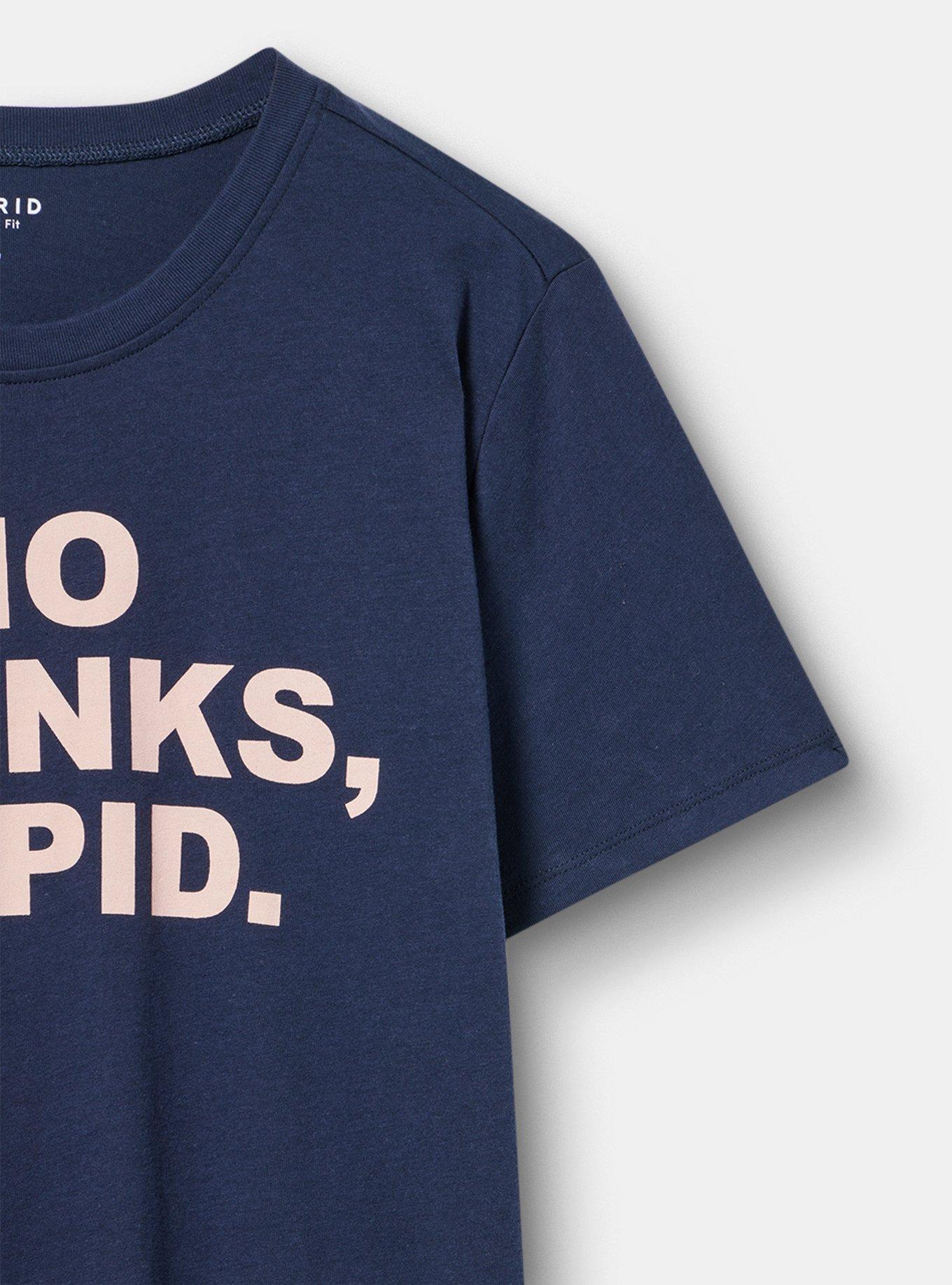 Classic Heritage Jersey Crew Tee, NO THANKS CUPID PEACOAT, alternate