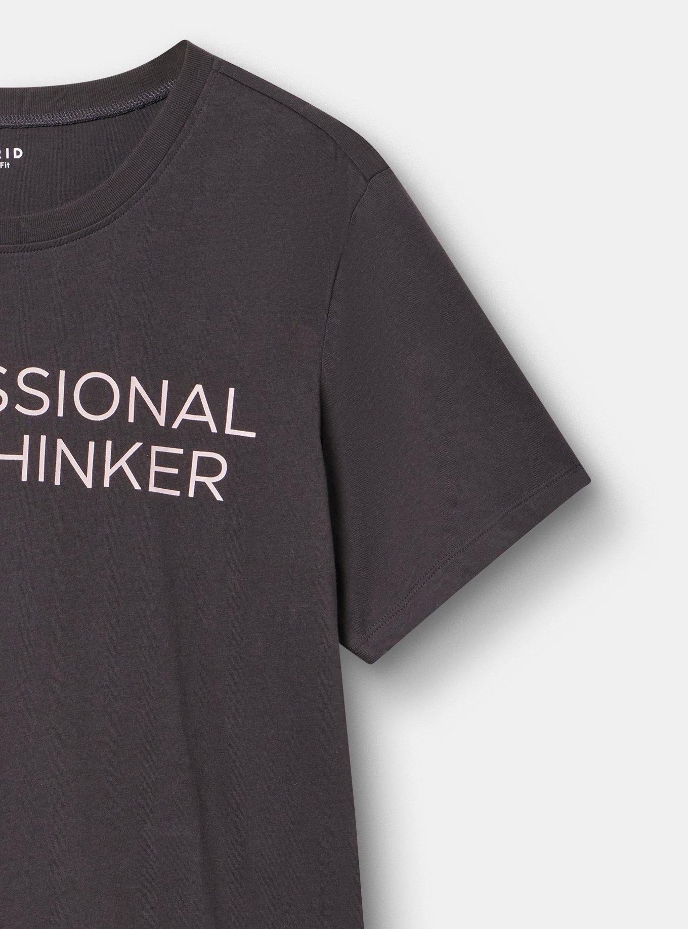 Classic Heritage Jersey Crew Tee, PROFESSIONAL OVERTHINKER OBSIDIAN, alternate