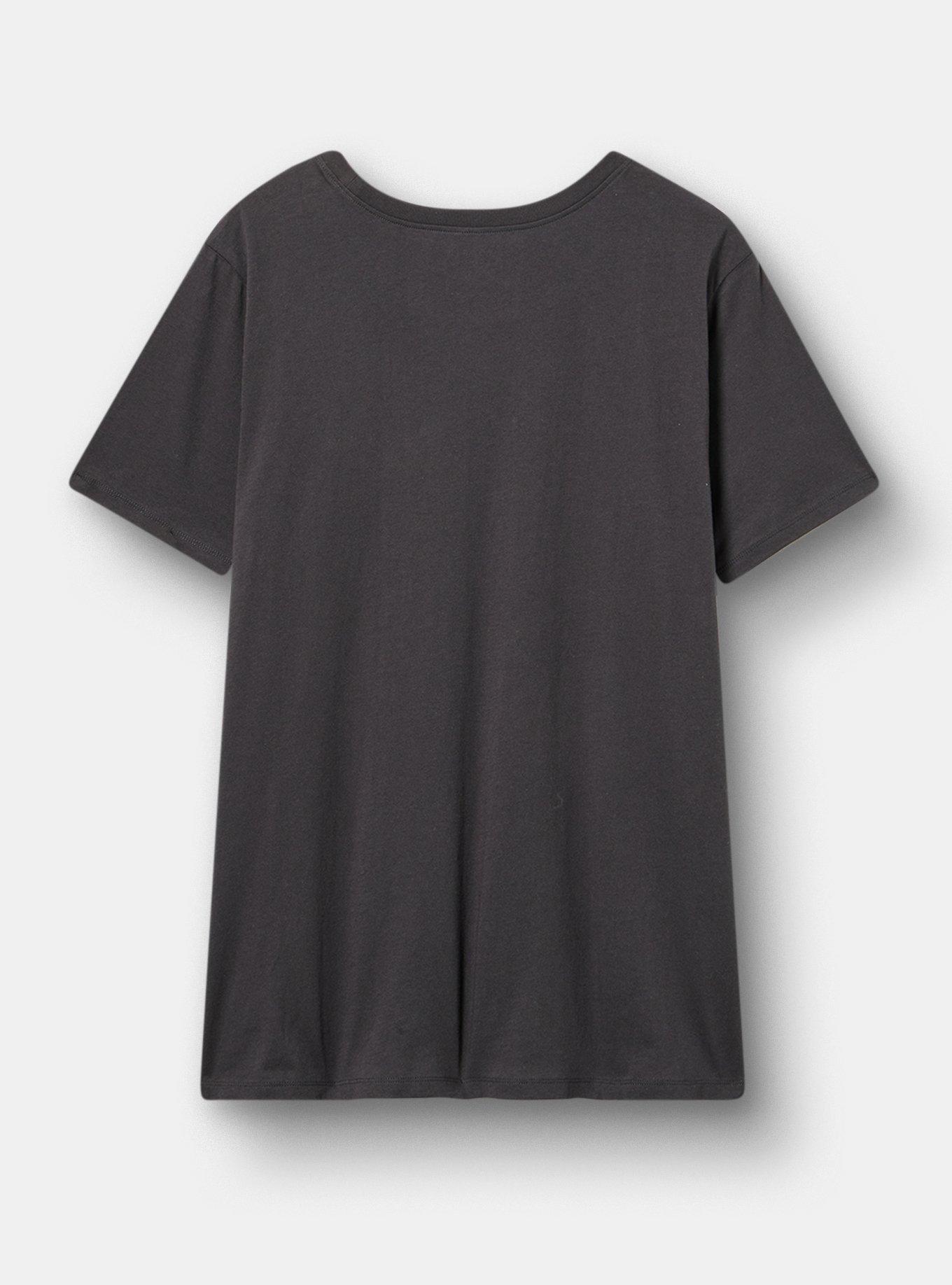 Classic Heritage Jersey Crew Tee, ALWAYS LATE WORTH IT OBSIDIAN, alternate