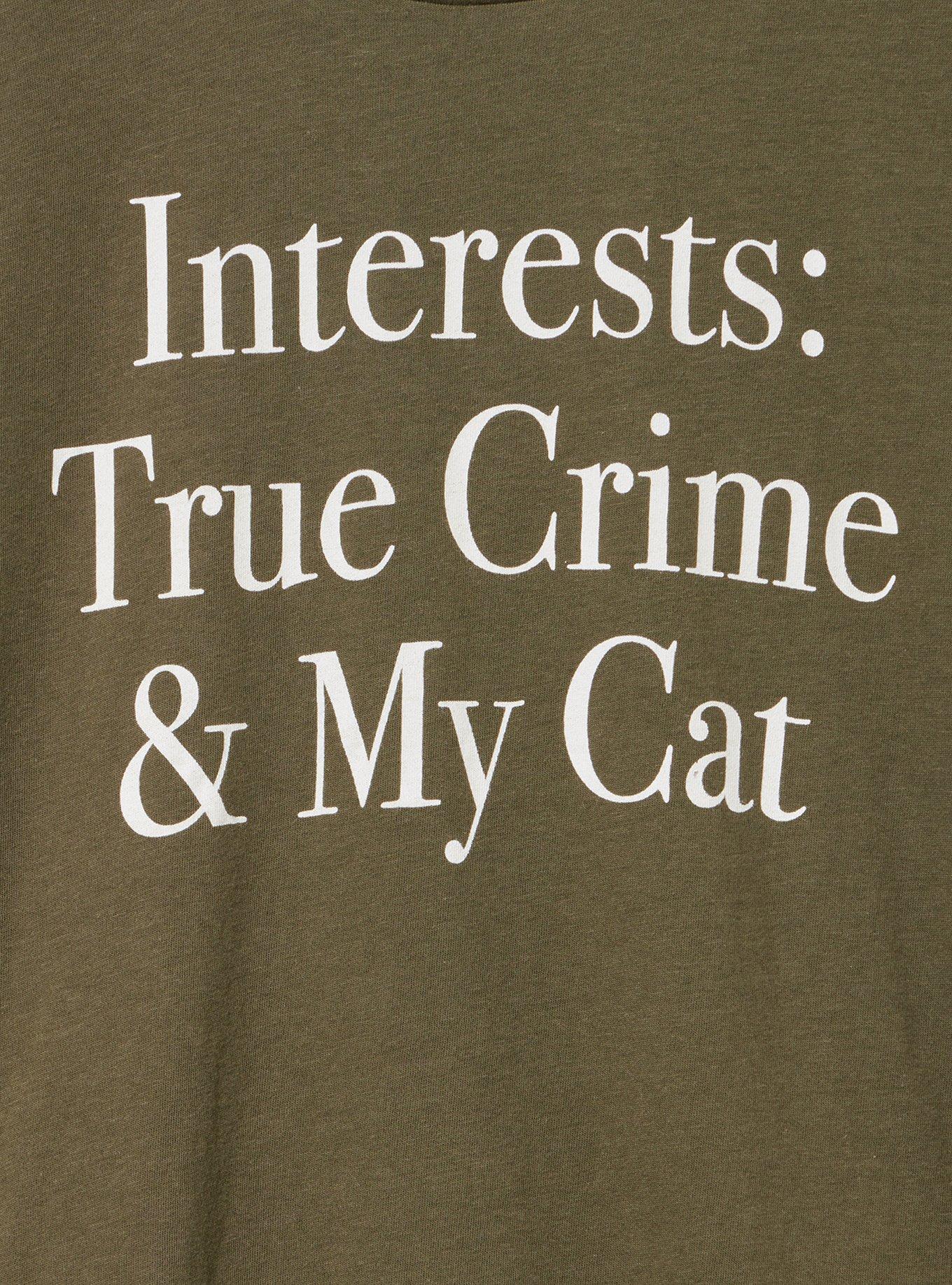 Classic Heritage Jersey Crew Tee, TRUE CRIME AND CAT DEEP DEPTHS, alternate