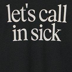 Classic Fit Heritage Jersey Crew Tee, LETS CALL IN SICK DEEP BLACK, swatch