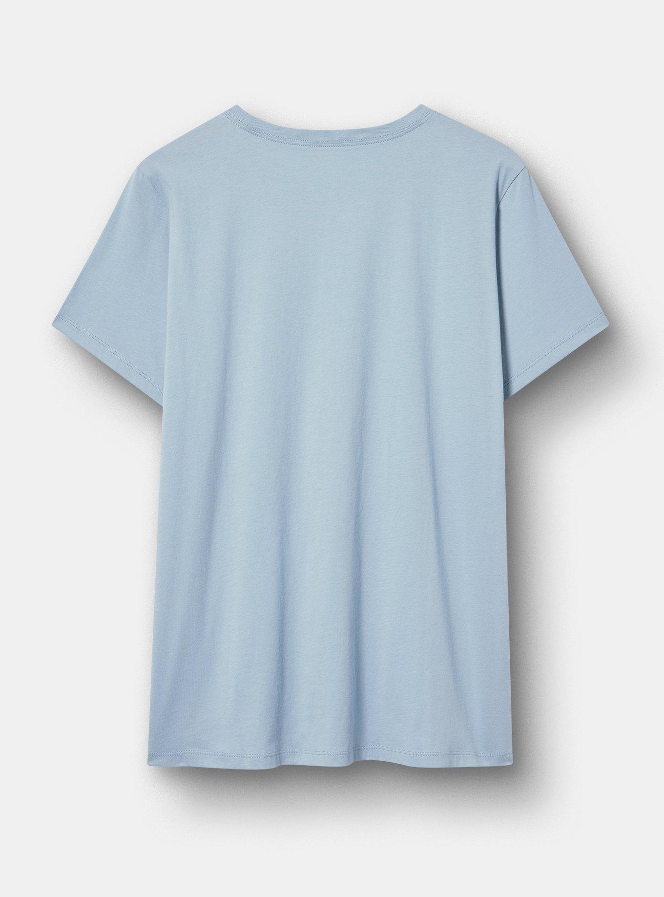 Classic Heritage Jersey Crew Tee, CUPID VDAY CAT DUSTY BLUE, alternate