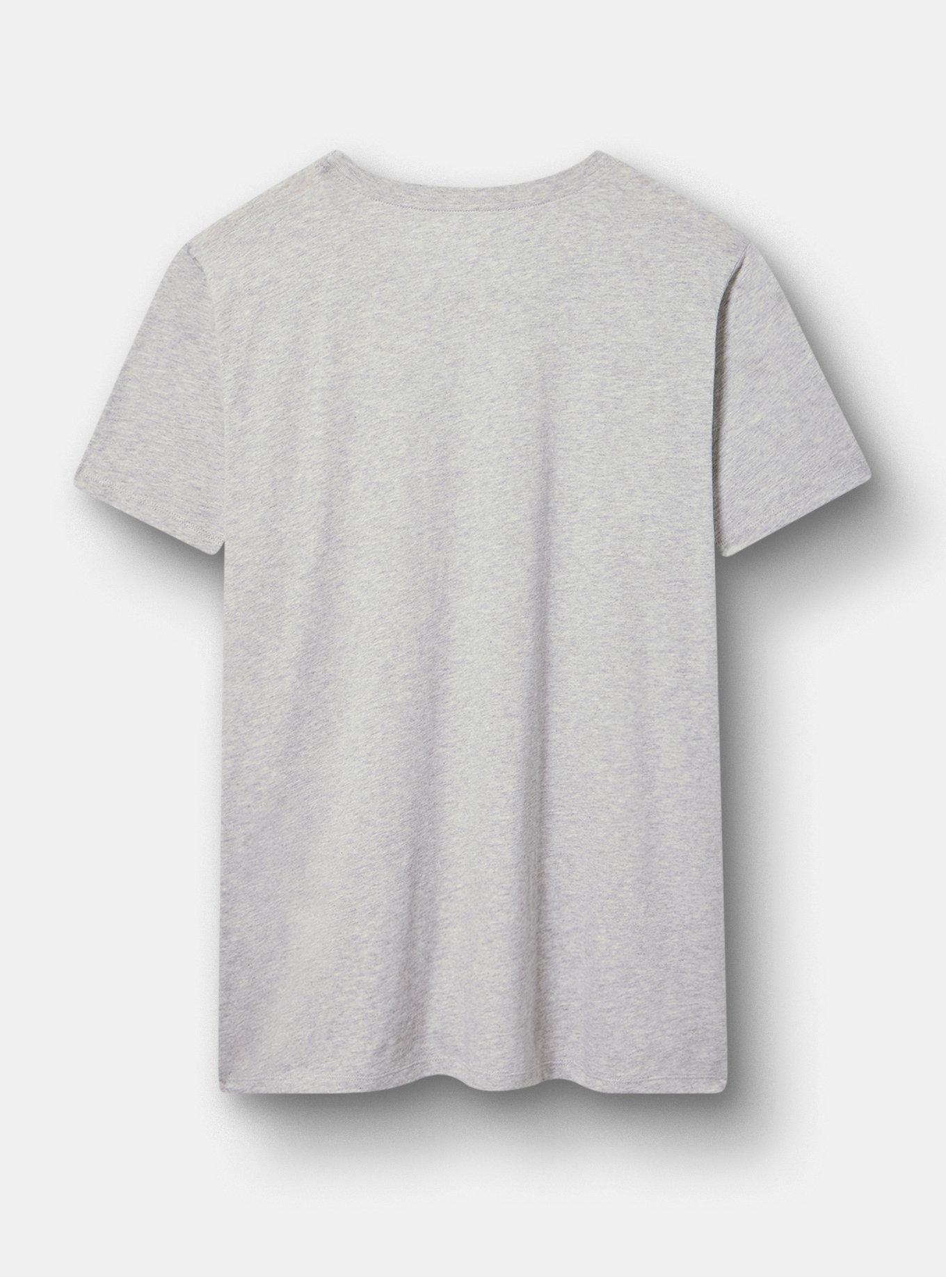 Classic Heritage Jersey Crew Tee, LITERALLY FIGURATIVELY LIGHTEST HEATHER GREY, alternate