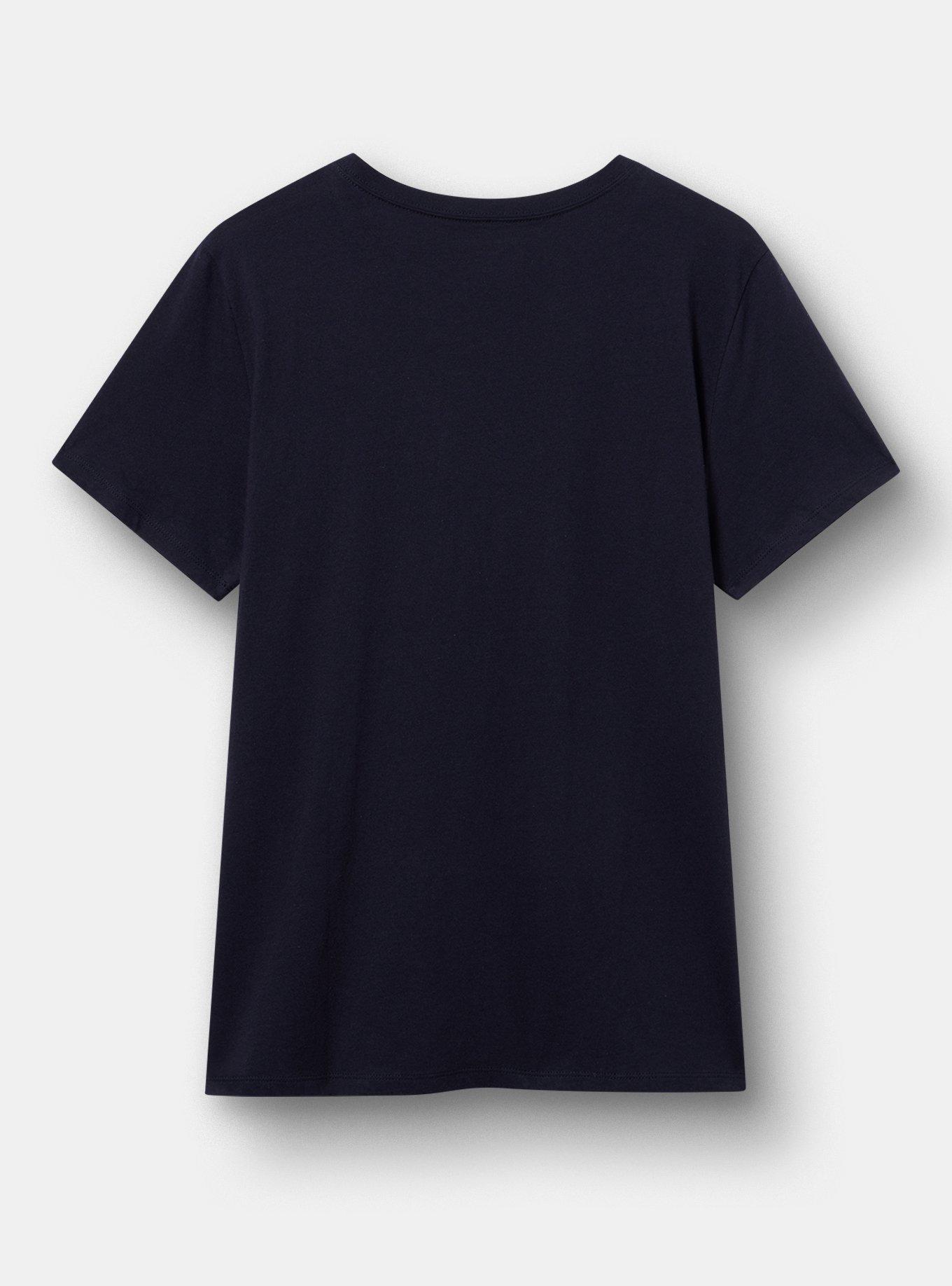 Classic Heritage Jersey Crew Tee, READ IN PEACE DEEP BLACK, alternate