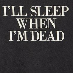 Classic Heritage Jersey Crew Tee, SLEEP WHEN DEAD DEEP BLACK, swatch