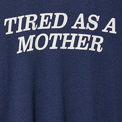 Classic Heritage Jersey Crew Tee, TIRED AS A MOTHER PEACOAT, swatch