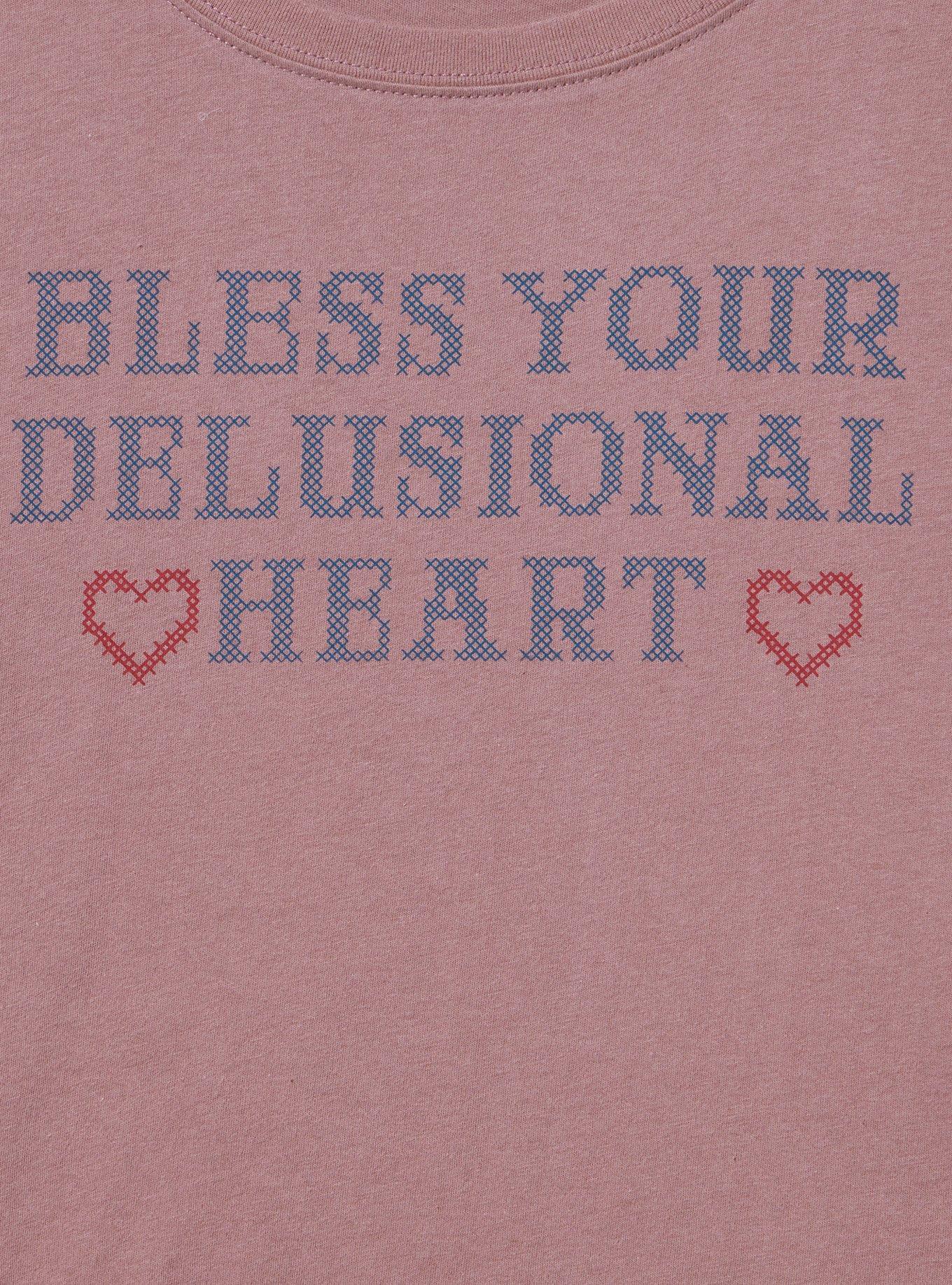 Classic Heritage Jersey Crew Tee, DELUSIONAL HEART ROSE TAUPE, alternate
