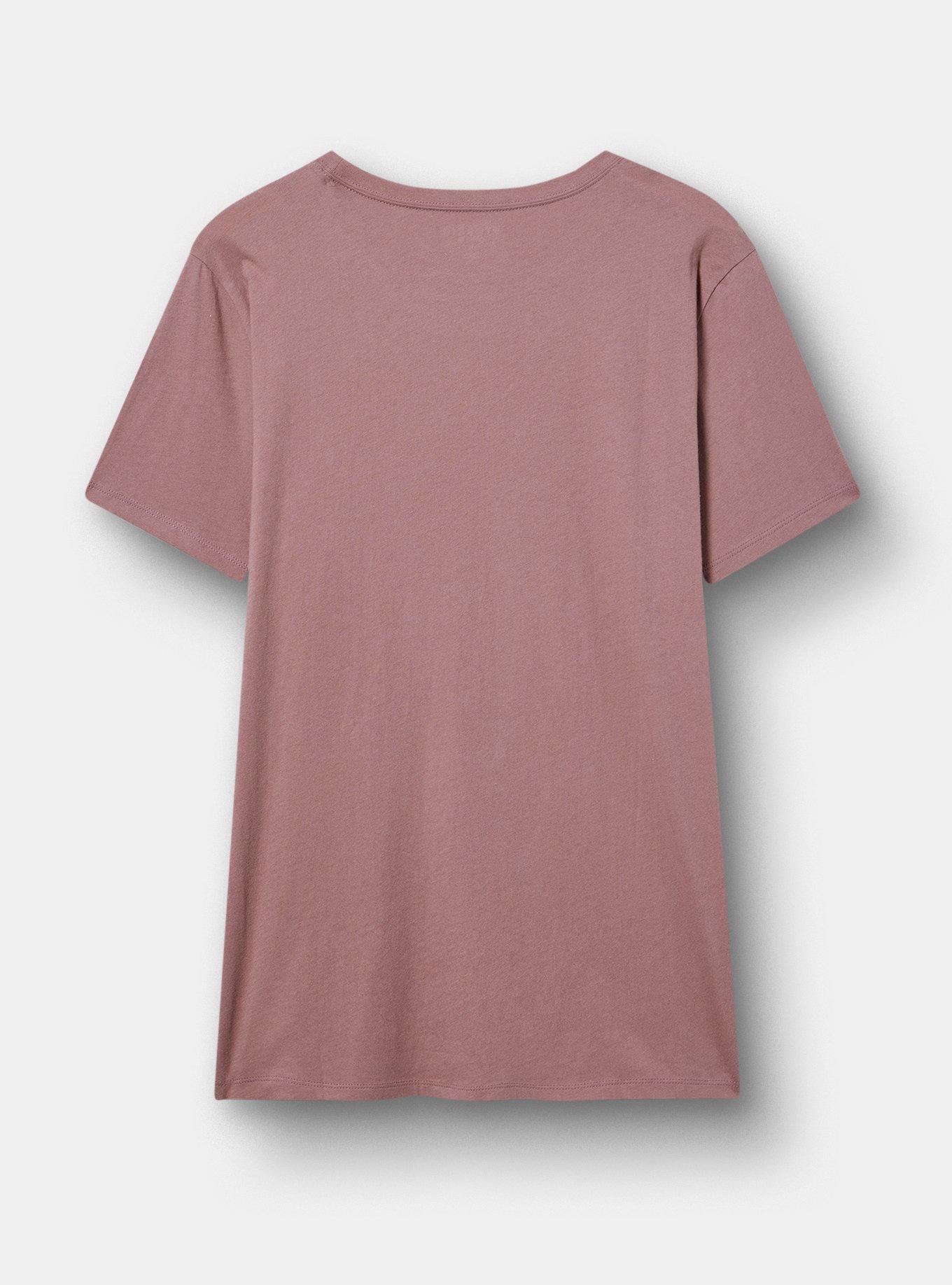 Classic Heritage Jersey Crew Tee, DELUSIONAL HEART ROSE TAUPE, alternate