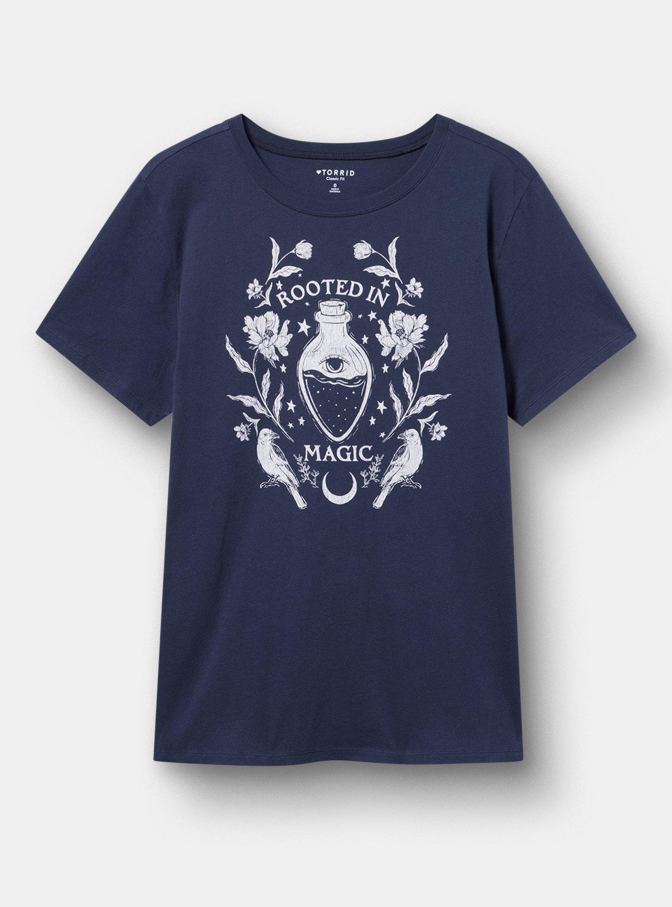 Classic Heritage Jersey Crew Tee, ROOTED IN MAGIC OBSIDIAN, hi-res