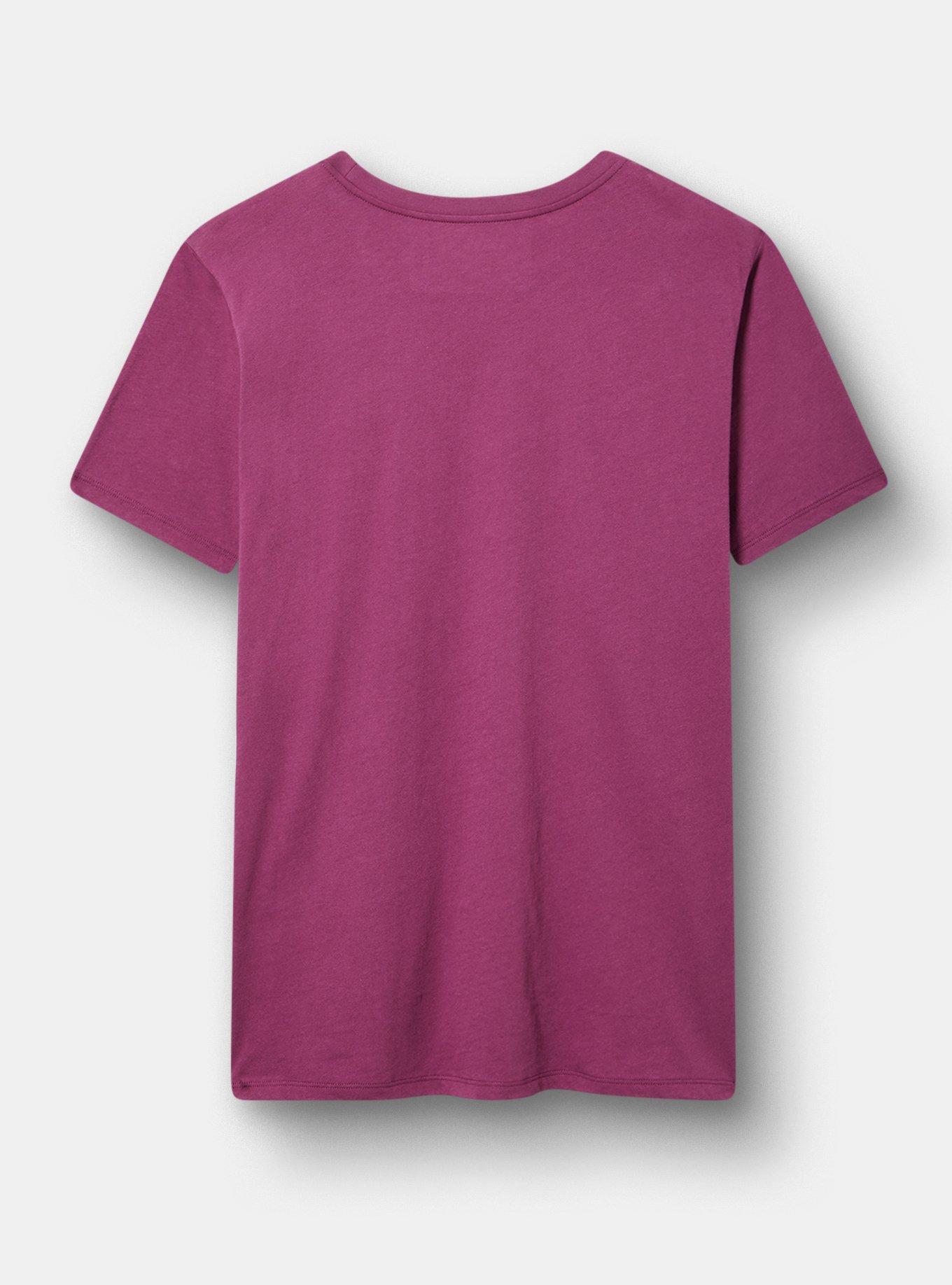 Classic Heritage Jersey Crew Tee, SARCASM EYE ROLL AMARANTH, alternate