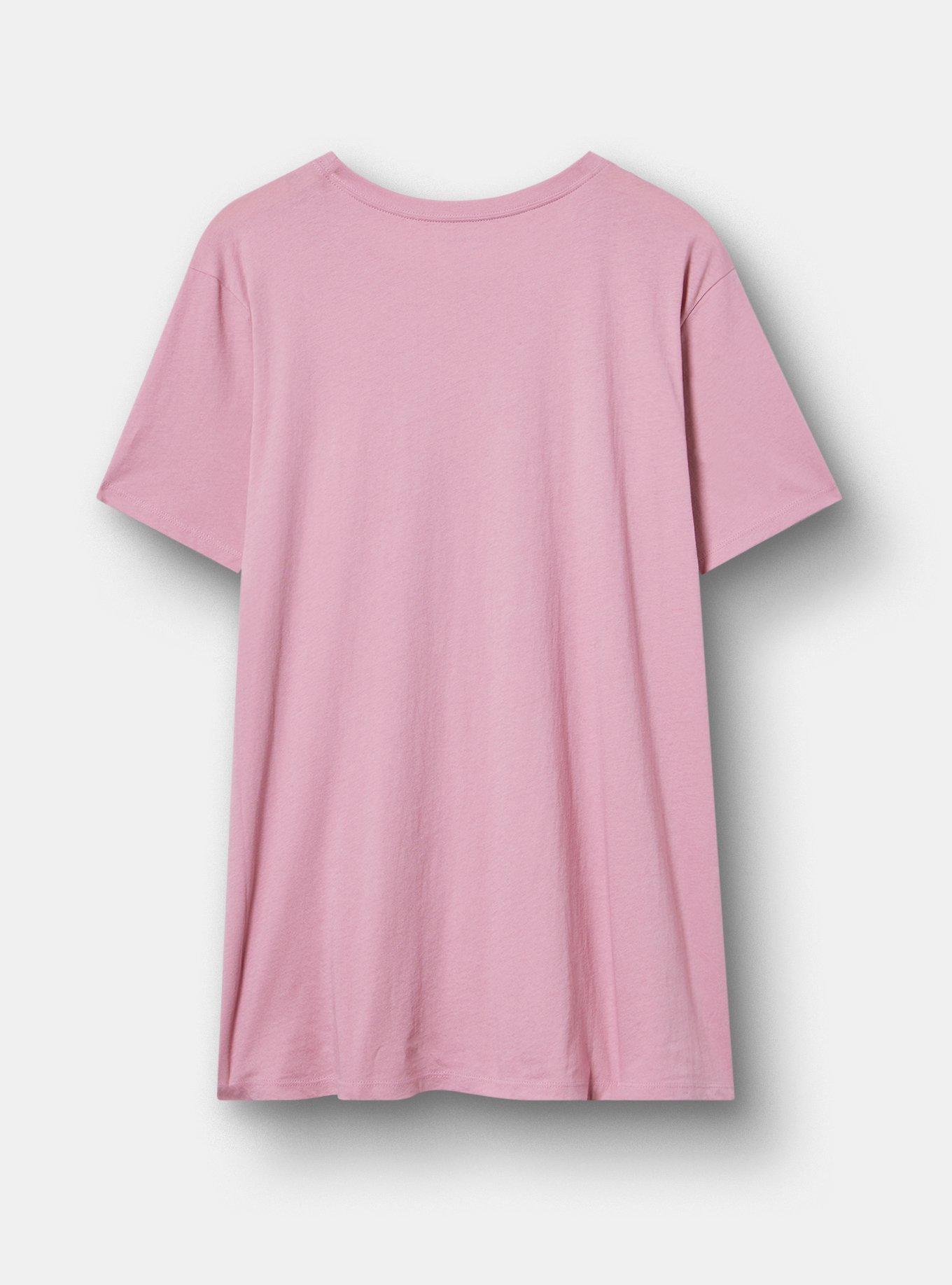 Plus Size Classic Heritage Jersey Crew Tee, NOT FOR EVERYONE LILAS, alternate