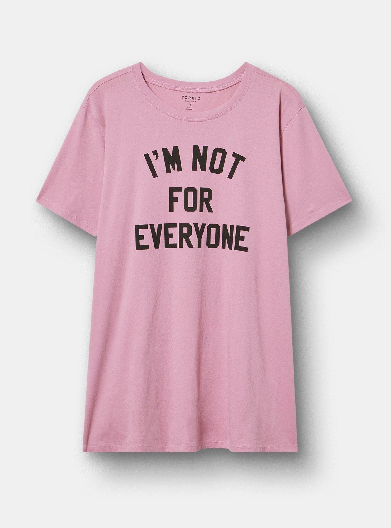 Plus Size Classic Fit Heritage Jersey Crew Tee, NOT FOR EVERYONE LILAS, hi-res