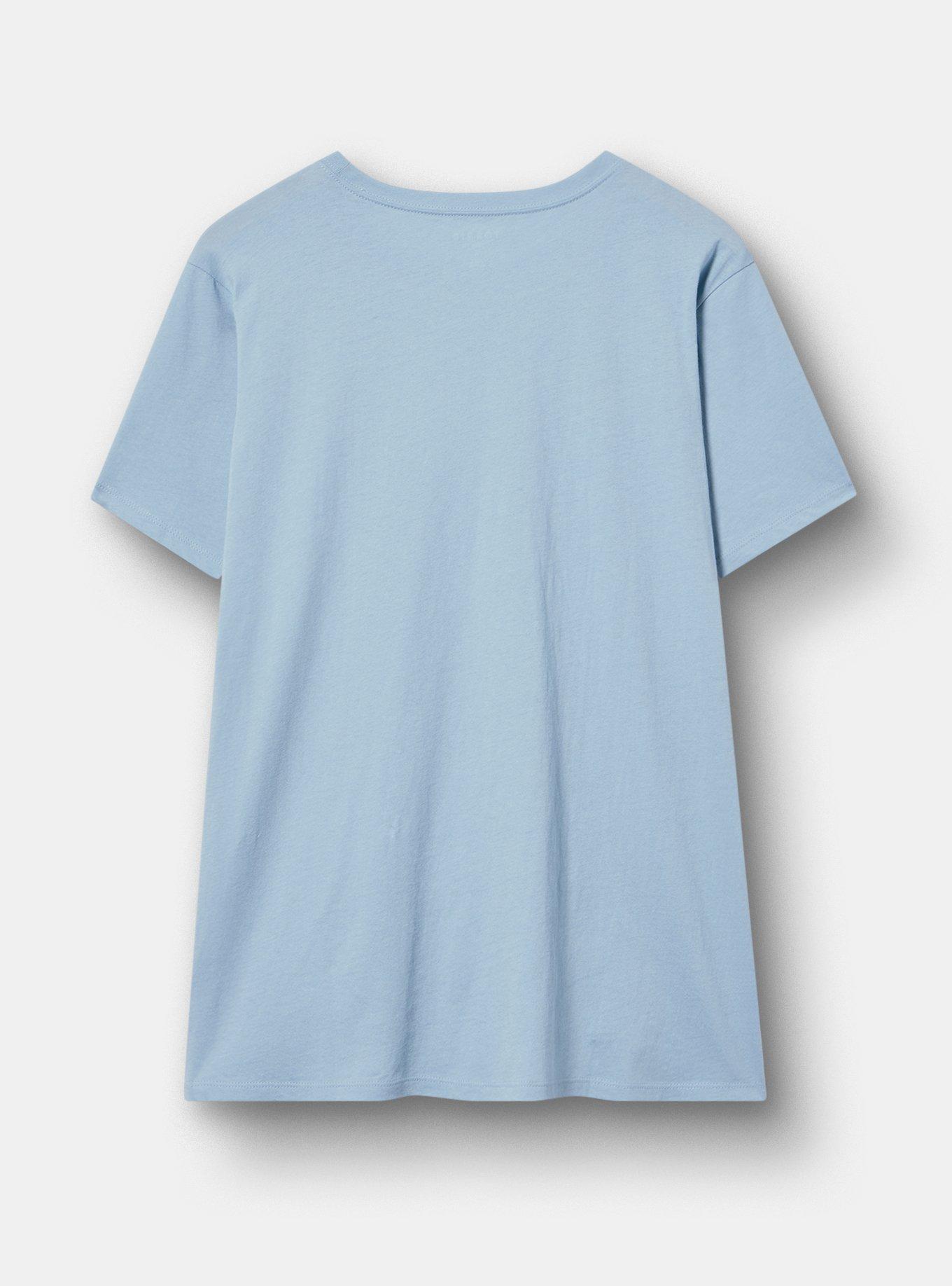 Classic Heritage Jersey Crew Tee, POE DUSTY BLUE, alternate