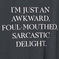 Classic Heritage Jersey Crew Tee, SARCASTIC DELIGHT OBSIDIAN, swatch