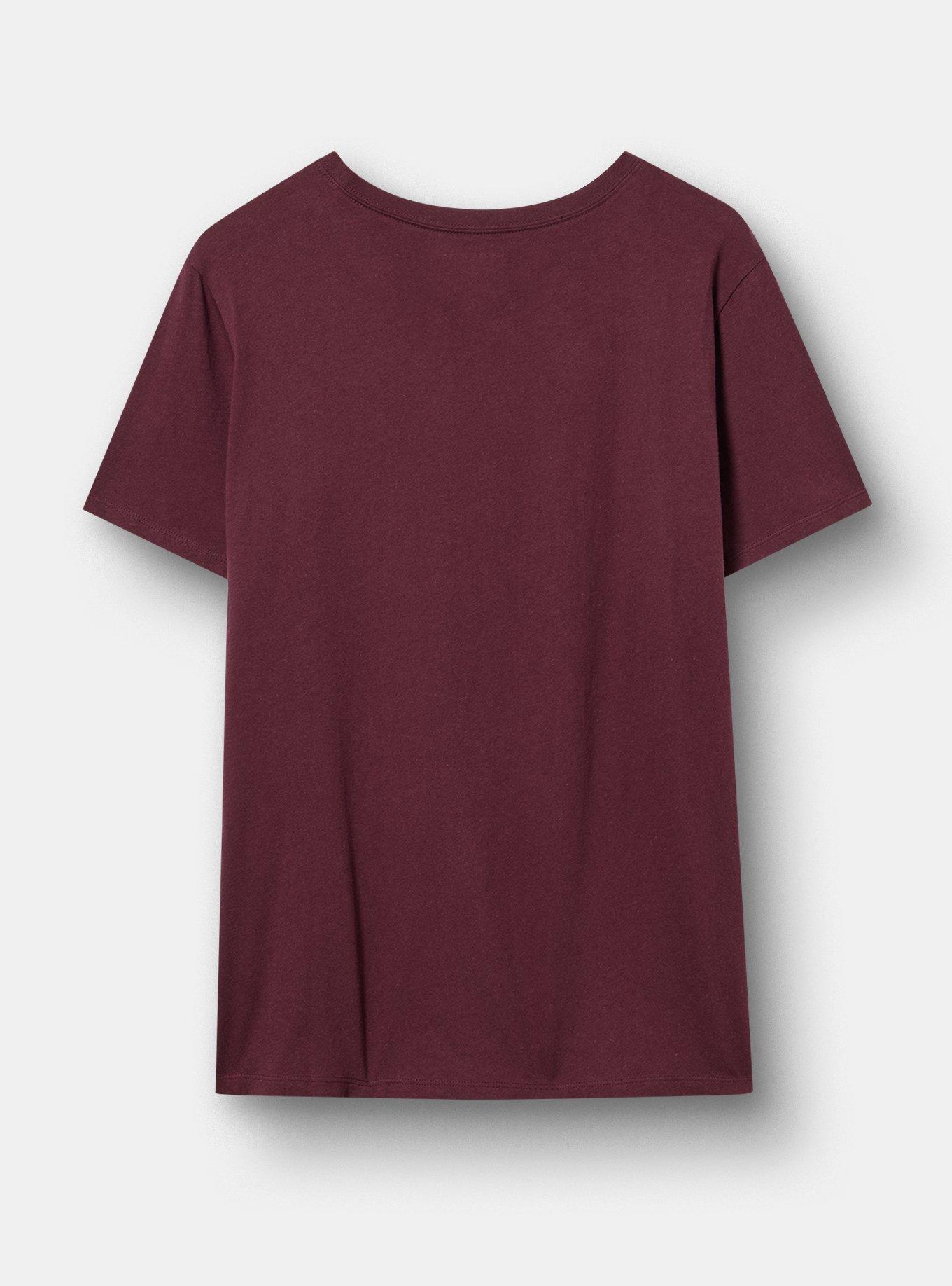 Classic Heritage Jersey Crew Tee, EDGY FLORAL WINETASTING, alternate