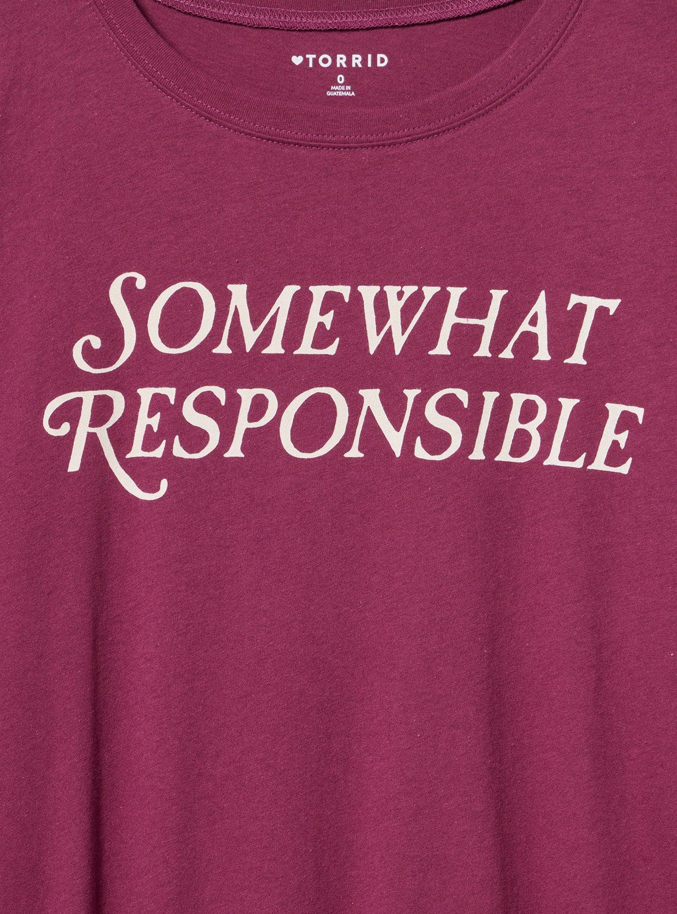 Classic Heritage Jersey Crew Tee, SOMEWHAT RESPONSIBLE AMARANTH, alternate